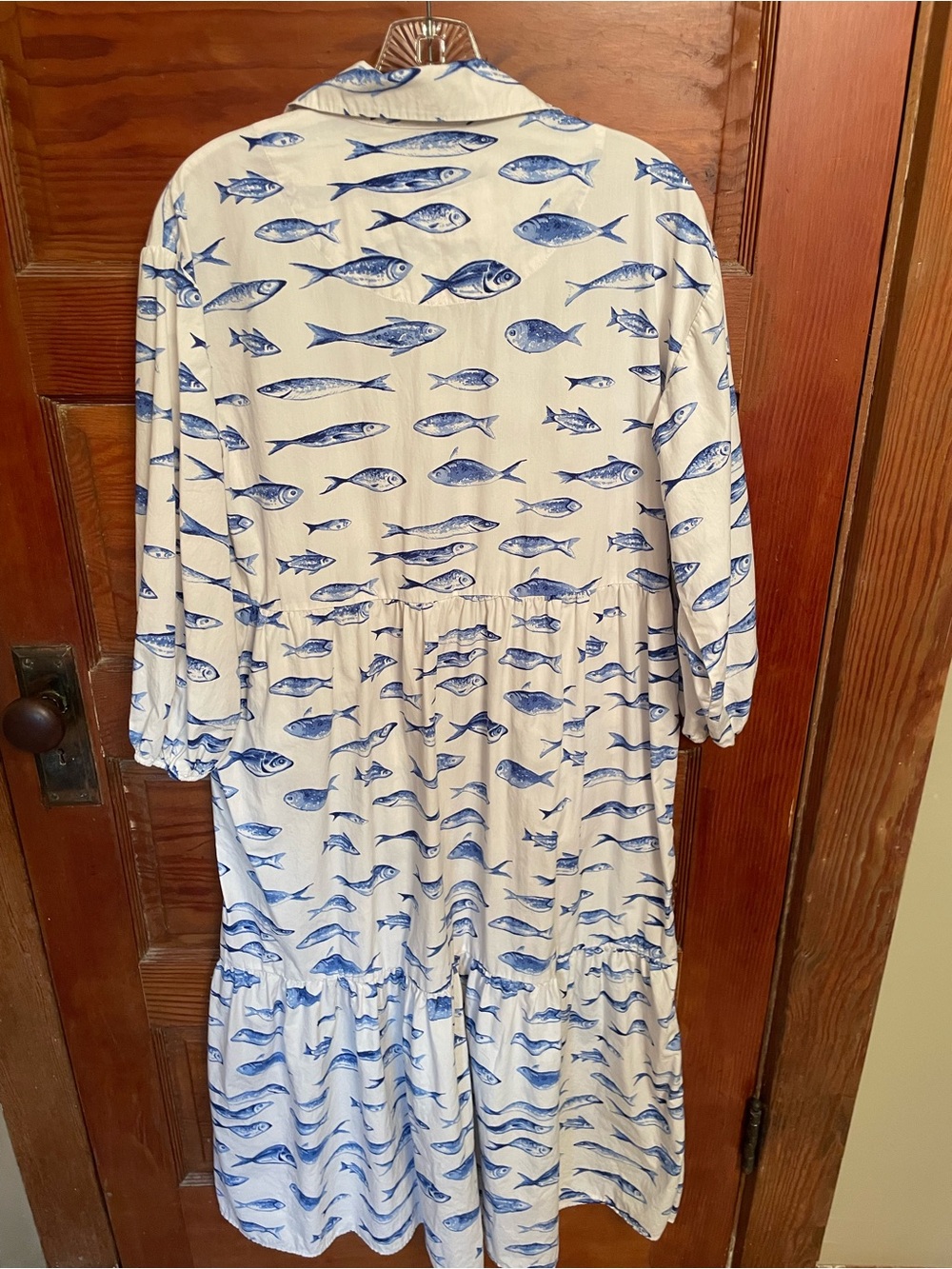 Anthropologie Maeve Bettina tiered shirt dress - Picture 6 of 9